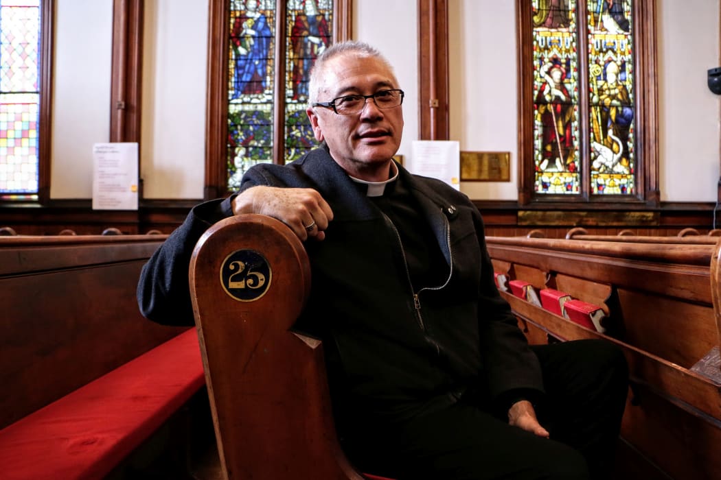 Archdeacon Stephen King from St Peter's on Willis Anglican Church, Wellington