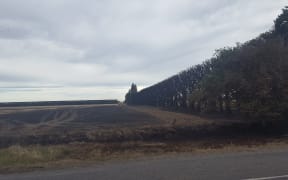Damage caused by the fire on Christmas Day.