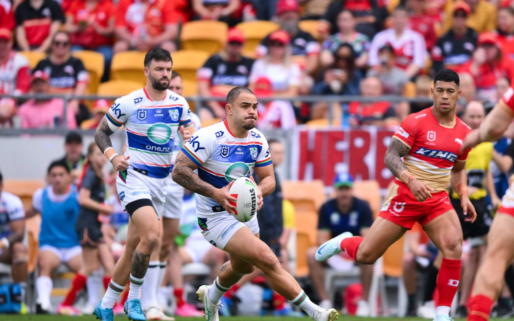 Dylan Walker.
Dolphins v Warriors. NRL Rugby League. Suncorp Stadium, Brisbane, Australia. Sunday 11 August 2024. Photo: NRL Photos/Photosport