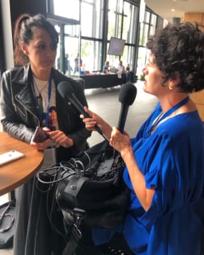 Producer Noelle McCarthy interviews Dr Maxine Ronald at LIME