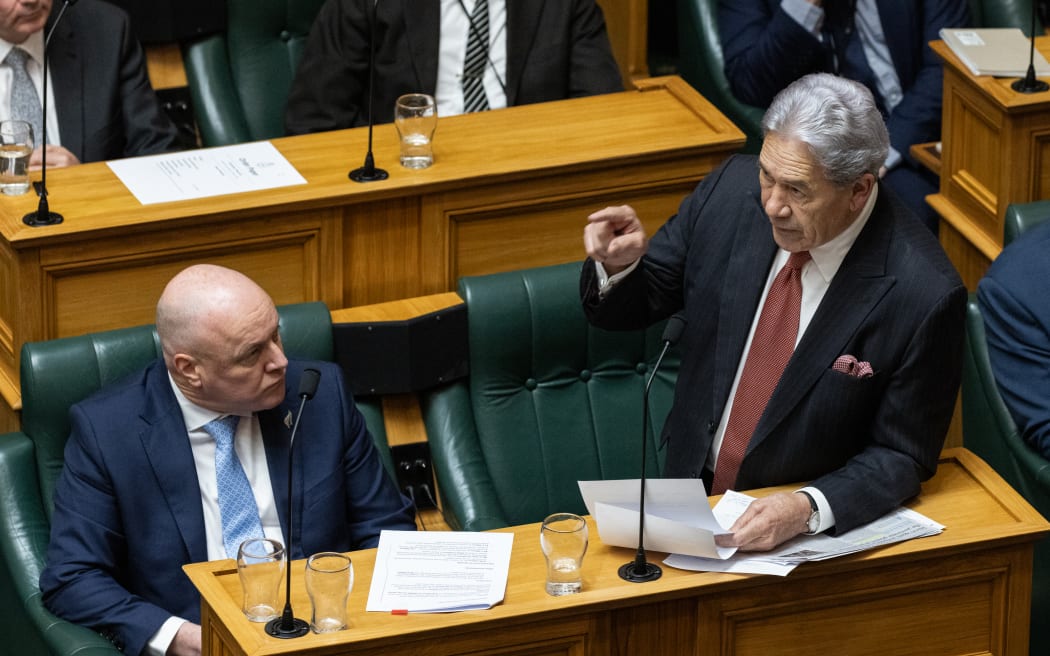New Zealand First leader, Winston Peters speaking in the Budget Debate.