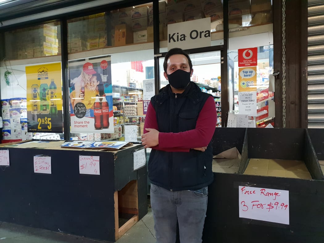 Sohit Gagneja, owner of Otara fruit and vegetable shop Royal Green.
