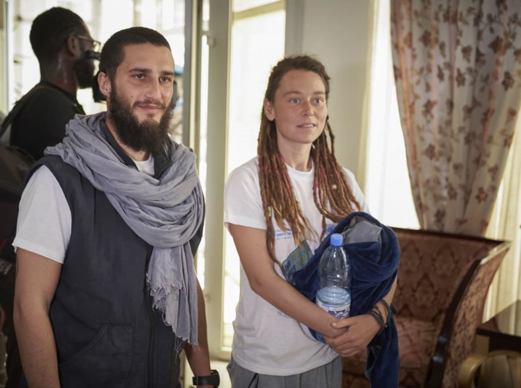 Luca Tacchetto (left) and Édith Blais have not publicly spoken about their escape.