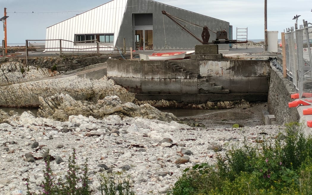 The first building on Kaikōura’s Wakatu Quay redevelopment was completed last year.