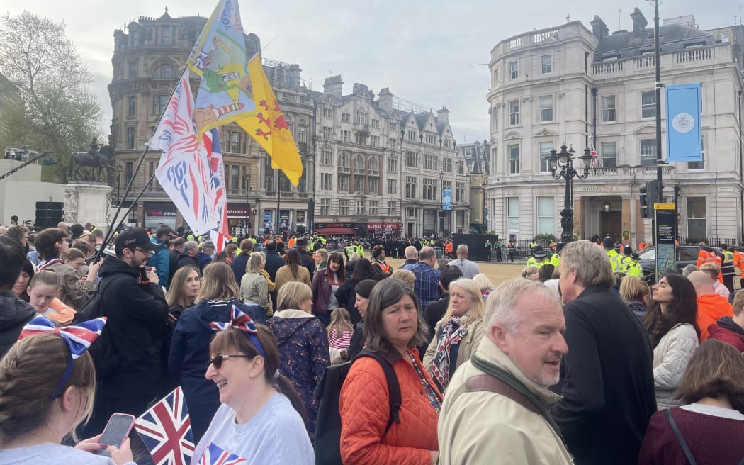 Scenes from London as the Coronation day dawns.