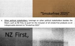 Scanned Philip Morris NZ document