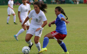 The New Zealand U-17 women's team kicked off the tournament with an easy 11 nil win over Samoa.