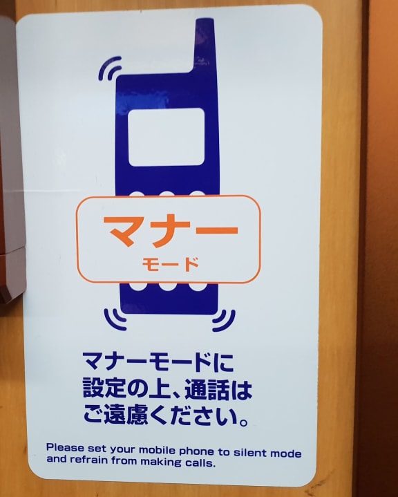 Talking on the phone on public transport is considered rude and is discouraged.