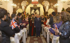 Prince Charles at a Syrian Orthodox Church in west London.