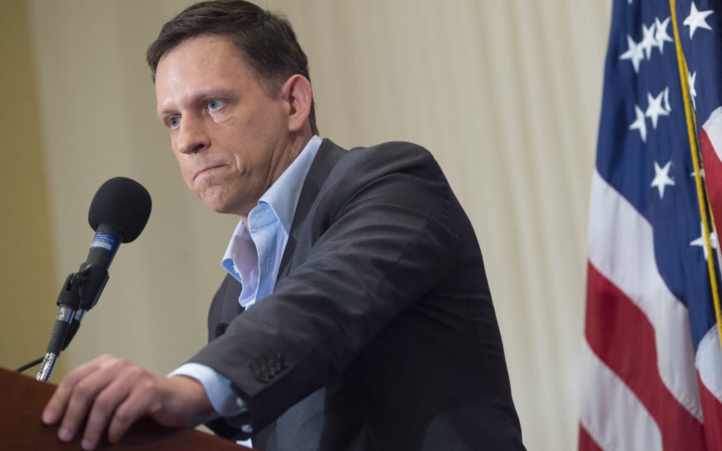 American billionaire Peter Thiel.