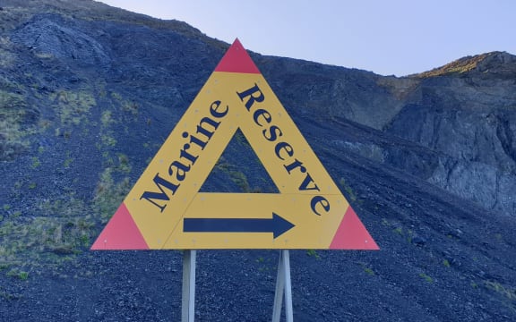 Marine Reserve sign