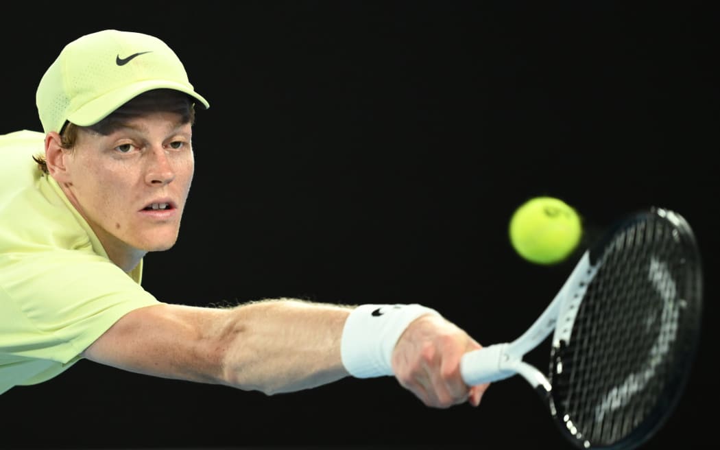 Jannik Sinner at the Australian Open.
