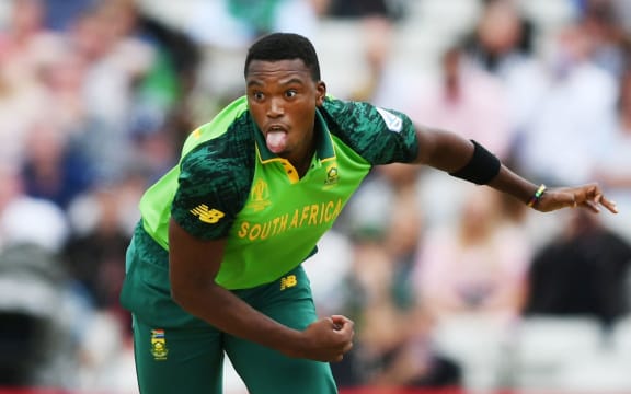 South African bowler Lungi Ngidi.