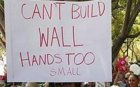 cant build wall poster