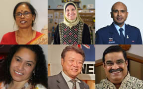 Composite images with Sunita Narayan, Maysoon Salama, Rakesh Naidoo, Alexis Lewgor, Fumijuki Saijo and Ralph Coorea.