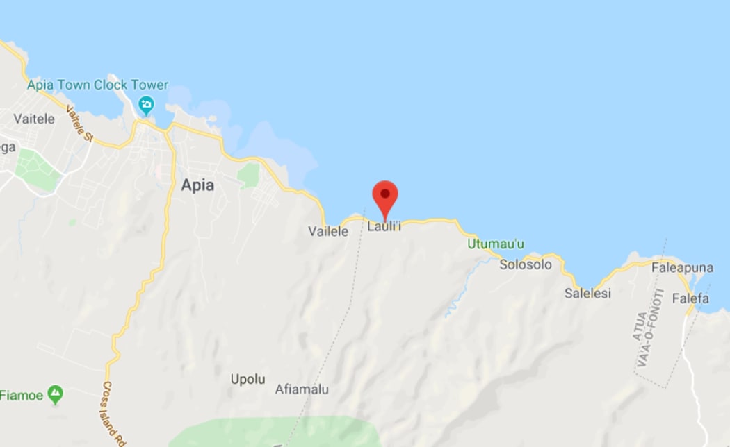 Lauli'i - a coastal village outside Apia on the island of Upolo.
