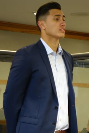 Basketballer Reuben Te Rangi.