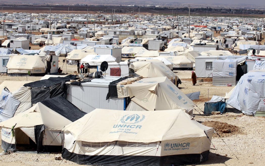 Part of the 7 square km Zaatari refugee camp.