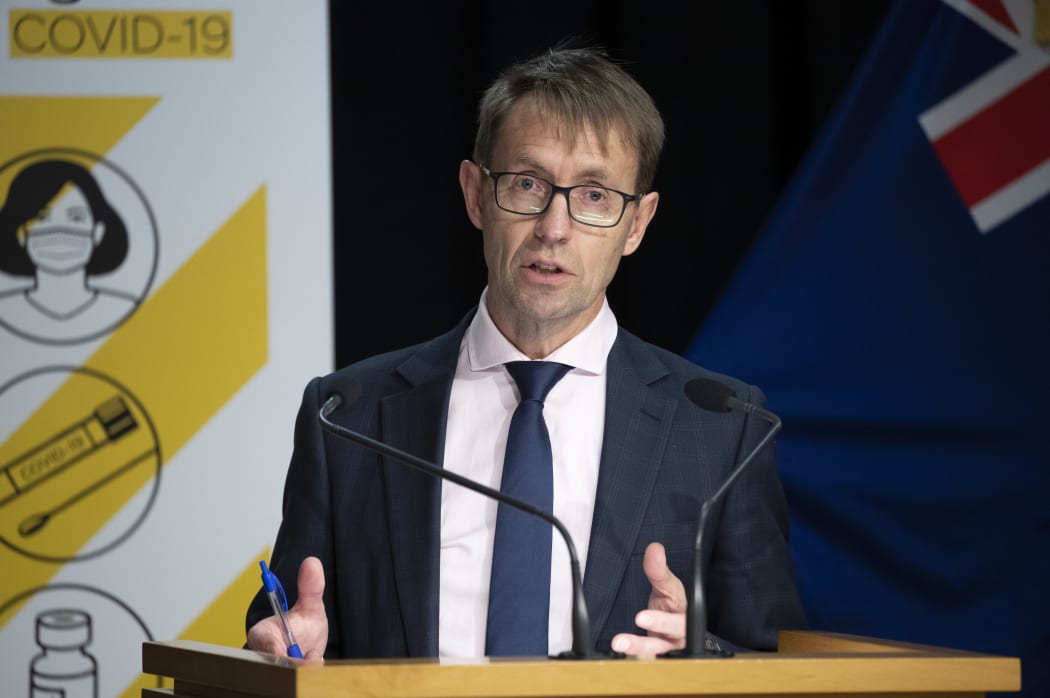 Director-General of Health Dr Ashley Bloomfield during the Covid-19 and vaccine update at Parliament on 29 September 2021.