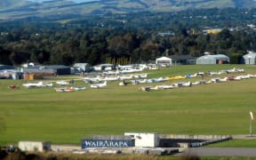 Flight corridors and parking space at Hood Aerodrome in Masterton were at an absolute premium late yesterday afternoon as more than 60 aircraft from the Around New Zealand Air Safari 2010 landed.