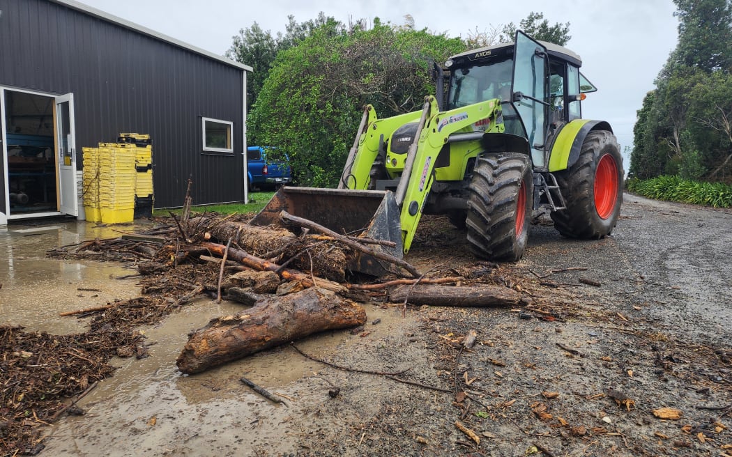 Flood damage at The Limery.