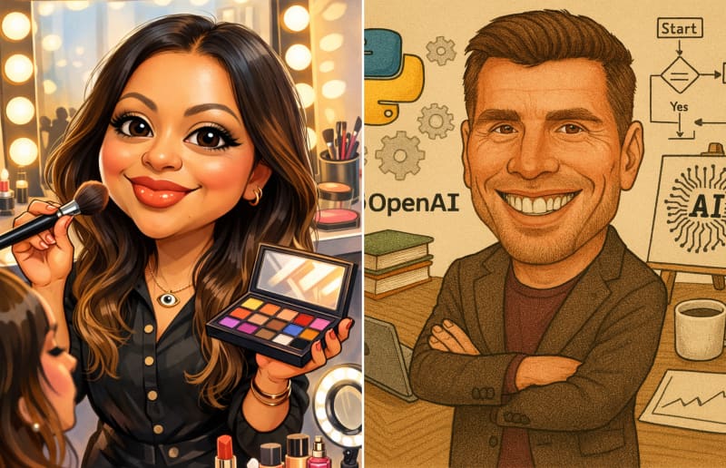 The AI caricatures taking over social media feeds.