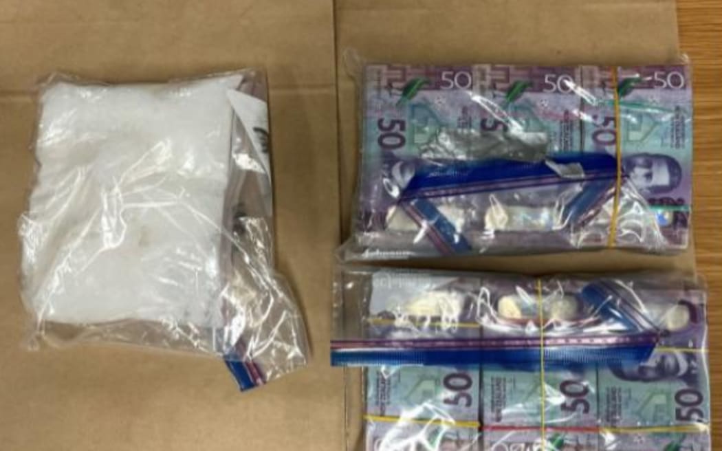 Methamphetamine and cash seized in Hawke's Bay