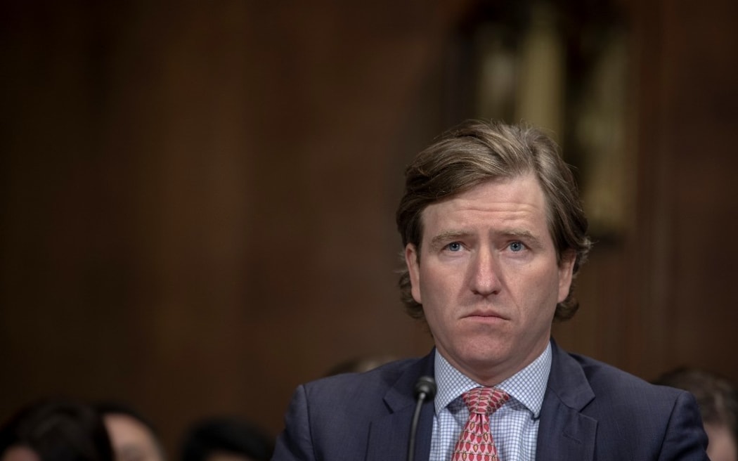 WASHINGTON, DC - MAY 14: Christopher C. Krebs, director of the Homeland Security Department's Cybersecurity and Infrastructure Security Agency speaks before the Senate Judiciary Committee on May 14, 2019 in Washington, DC.