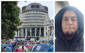 Parliament occupation and Jamie Patrick Mansfield aka Jae Ratana. He's been declared bankrupt, his bank account used for donations to help protest