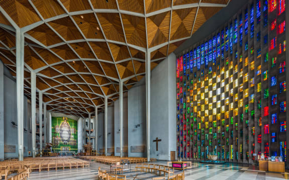 Coventry Cathedral Interior, West Midlands, UK