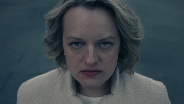 The Handmaidâ€™s Tale -- Season 5 -- June faces consequences for killing Commander Waterford while struggling to redefine her identity and purpose. The widowed Serena attempts to raise her profile in Toronto as Gileadâ€™s influence creeps into Canada. Commander Lawrence works with Nick and Aunt Lydia as he tries to reform Gilead and rise in power. June, Luke and Moira fight Gilead from a distance as they continue their mission to save and reunite with Hannah. June (Elisabeth Moss), shown. (Photo by: Hulu)