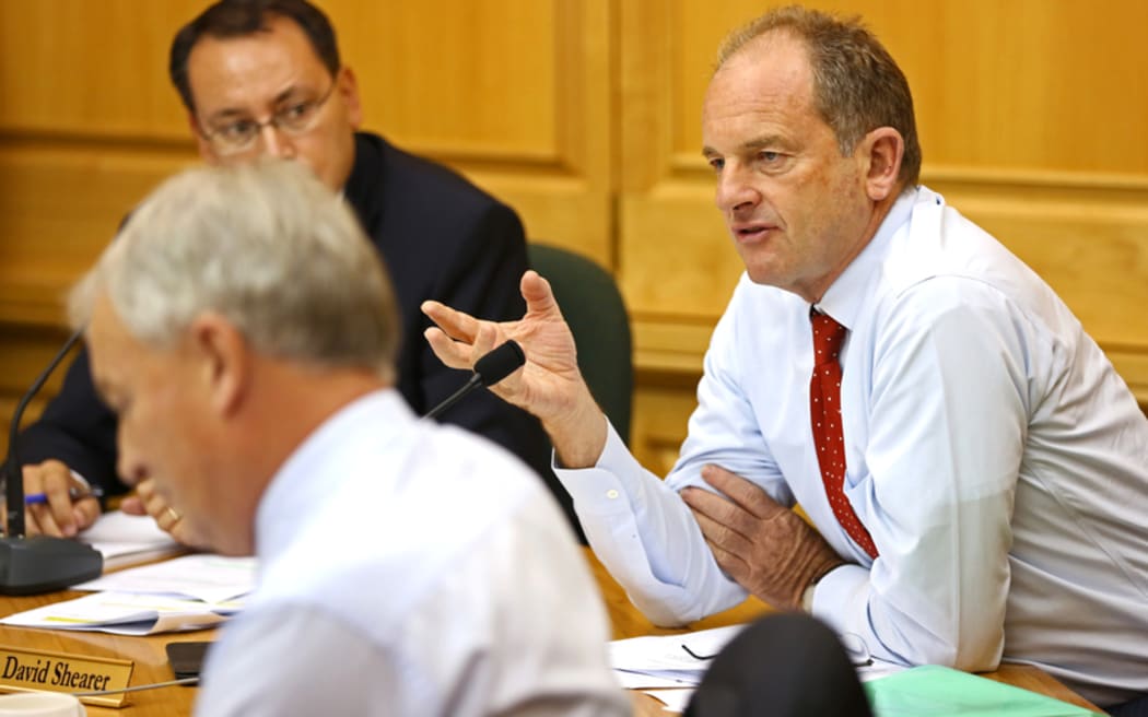 David Shearer at Defence Force select committee.