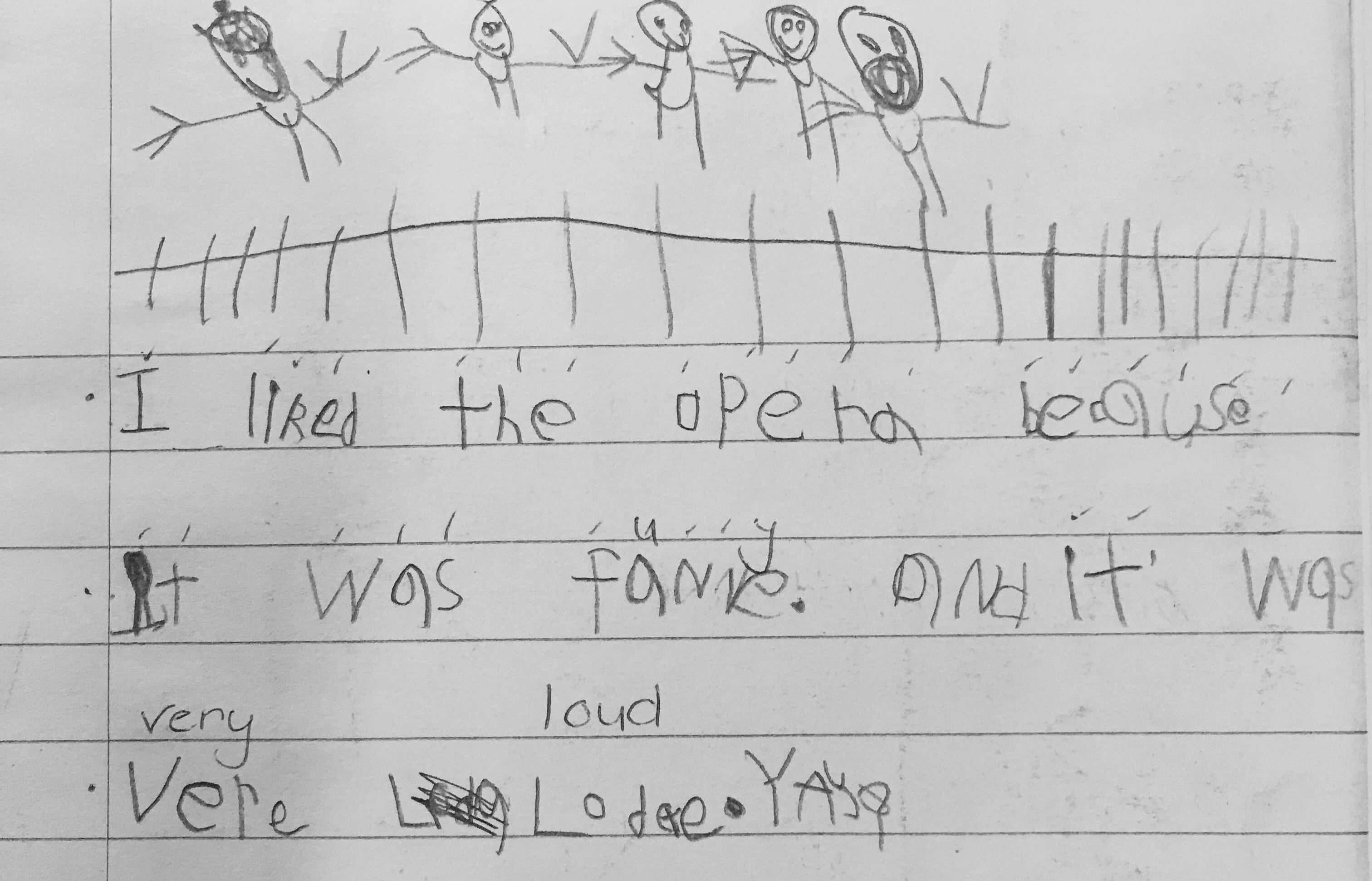 Child's response to opera
