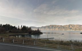 Lake Hāwea near The Camp holiday park.
