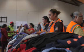 Moana-nui-ā-Kiwa Hub in Māngere has been set up as an emergency centre for those displaced from their homes, in need of emergency housing, food and clothing.