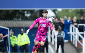 Matija Sarkic, goalkeeper during the Sky Bet Championship match between Birmingham City and Millwall at St Andrews, Birmingham on Saturday 2nd September 2023.