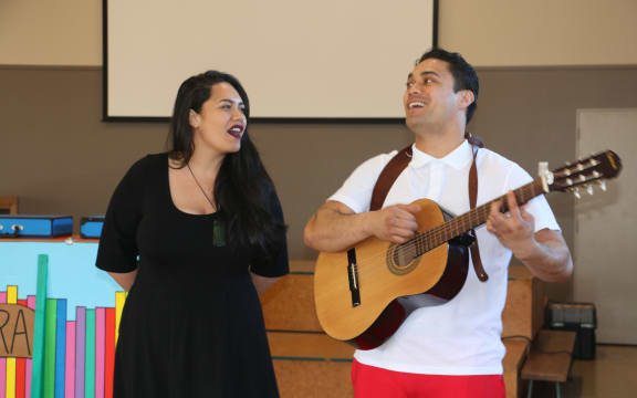 Roimata Fox and Eds Eramiha are part of the cast of Hine Kihāwai
