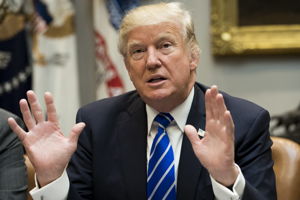 US President Donald Trump at the White House September 26, 2017.