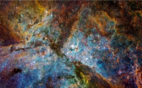 Eta Carina SHO with RGB stars.