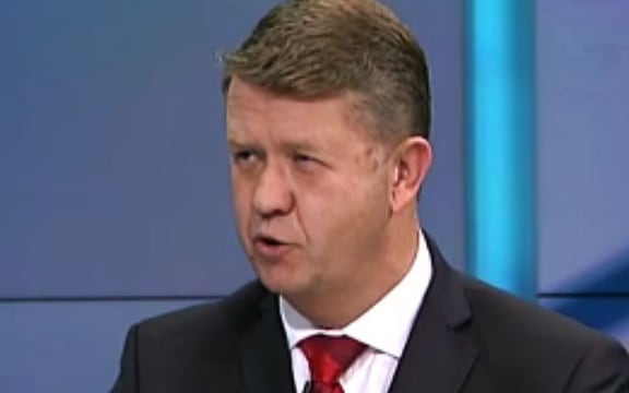 David Cunliffe speaks during the final debate.