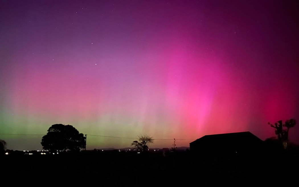 The Aurora near near Timaru Airport, South Canterbury.