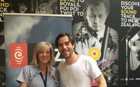 Victoria Travers and Alex Behan at Volume