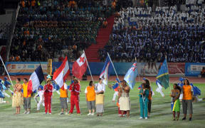 The opening ceremony for the 2011 Pacific Games in New Caledonia.