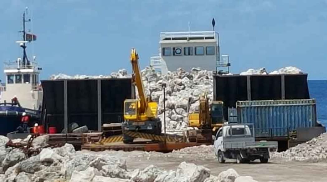Nauru rocks bound for Tuvalu to meet coastal adaptation plans.