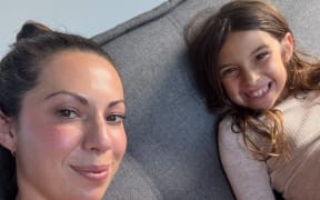 Zelinda Doria and her now eight-year-old daughter Valentina.