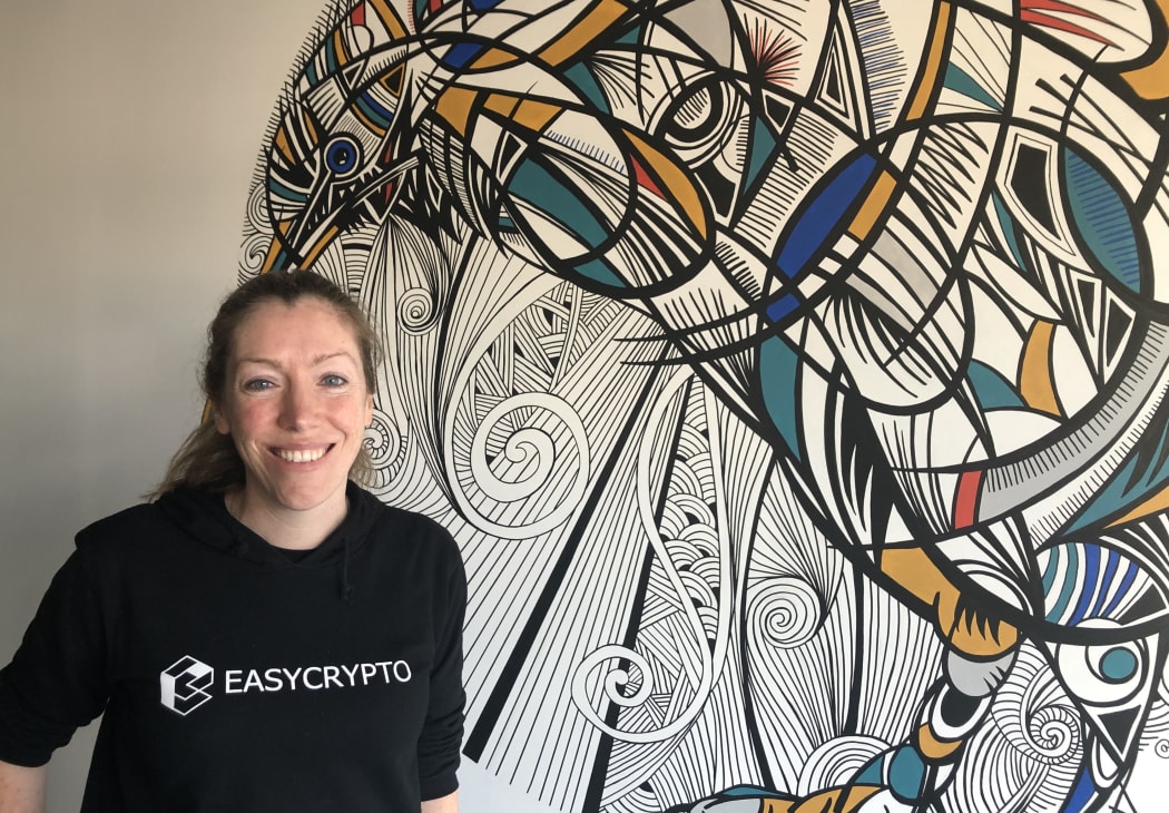 Janine Grainger, the co-founder of cryptocurrency retailer Easycrypto