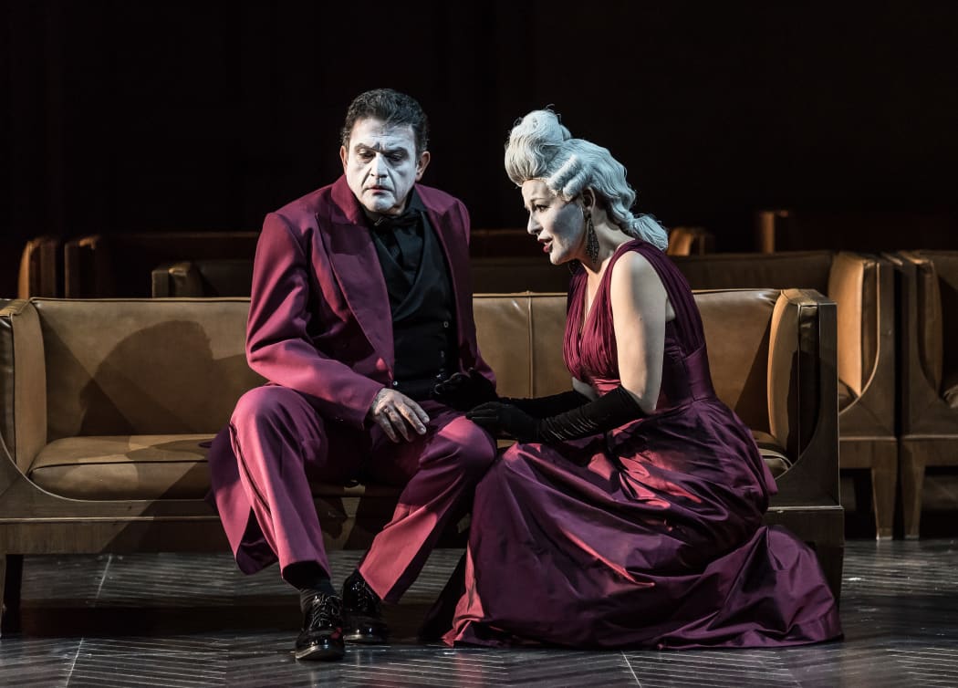 A scene from Un ballo in maschera at Opera North