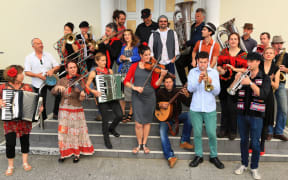 Wellington's Balkanistas recently played at the WOMAD festival.