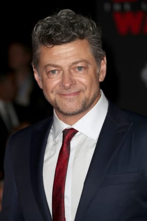Andy Serkis at the premiere of  Star Wars: The Last Jedi in December 2017 in LA.