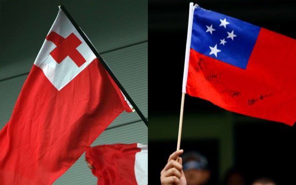 Tonga and Samoa flag